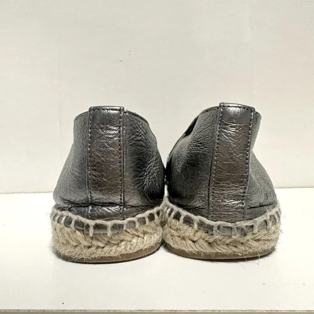 Bottega Veneta Gala Metallic Leather Espadrilles